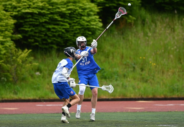 Oregon high school boys lacrosse 2022 all star game Taylor Balkom 13